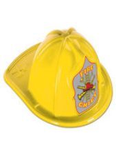 Yellow Medium Fire Chief Hat 