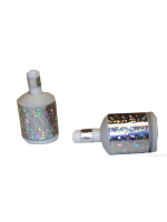 Holographic Silver Party Poppers - 20