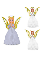 Vintage Christmas Angel Centrepiece Set