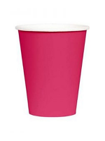 Hot Pink 9oz Paper Cup *** 5 ONLY IN STOCK ***