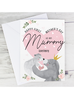 Personalised 1st Mother's Day Mama Bear Card