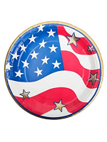 USA Stars and Stripes Plate *** 8 ONLY IN STOCK ***