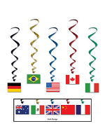 International Flag Whirls 3' 2"