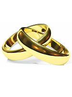 Eternity Wedding Rings - Cardboard Cutout