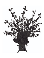 Star Gleam 'N' Burst Centrepiece Black (Quantity 1)