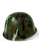 Plastic Army Camouflage Helmet *** 3 only in stock ***