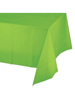 Lime Green Plastic Tablecloth 
