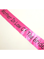 Mother in Law of the Bride Sash