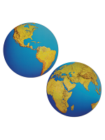 Planet Earth Cutout Decoration