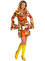 GROOVY 70'S LADY DRESS - TUBES