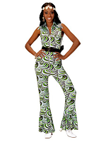 GROOVY 70'S LADY JUMPSUIT - WAVES