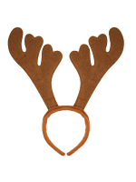 Reindeer Antlers Brown Felt 