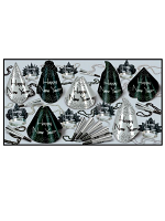 Sparkling Silver New Years Eve Pack For 25 People                       