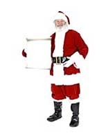 Father Christmas - Small Sign - Lifesize Cardboard Cutout 