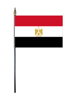 Egypt Table Flag with Stick and Base