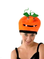 Pumpkin Hat with Face 