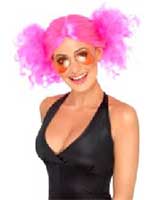 1980's Bunches Wig, Pink