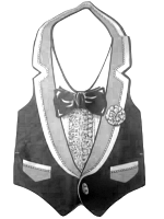 Plastic Tux Vest