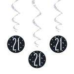 Hanging Swirls - 21 Black