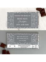 Personalised Congratulations Milk Chocolate Bar