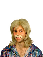 Blonde Fringed Seventies Wig (1)