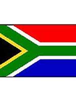 South Africa/South African Flag 5ft x 3ft (100% Polyester) Eyelets 