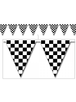 Checkered Outdoor Pennant Bunting