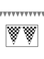 Checkered Pennant Banner