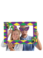 Mardi Gras Photo Fun Frame