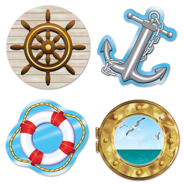 Nautical Cardboard Cutouts