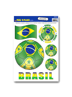 Brazil Peel 'n' Place Removable Stickers
