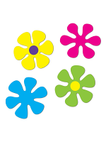 Retro Flower Cutouts