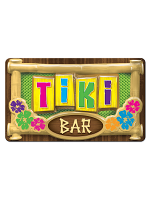 3-D Plastic Tiki Bar Sign