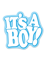 It's A Boy! Cutout