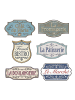 French Shop Sign Cutouts