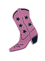 Foil Cowboy Boot Silhouette