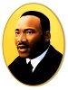 Martin Luther King Cutout