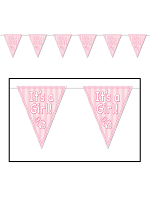 It's A Girl! Pennant Banner