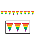 Rainbow Pennant Banner