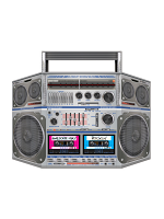 Boom Box Stand-Up Decoration 