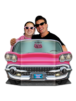 Pink Convertible Photo Prop