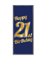 21st Birthday Door Cover