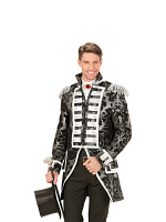 Silver Jacquard Parade Tailcoat