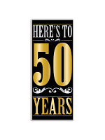 Here's To  50  Years Door Cover