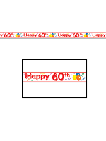 Happy  60th  Birthday Party Tape