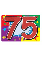  75 Glittered Sign