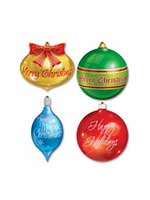 Christmas Ornament Cardboard Cutouts 36cm