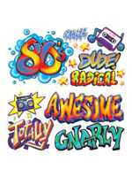 80's Graffiti Props