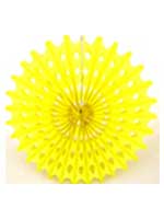 Decoration 'Big Sun' Yellow Honeycomb Hanging Fan