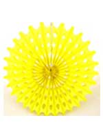 Decoration 'Big Sun' Yellow Honeycomb Hanging Fan